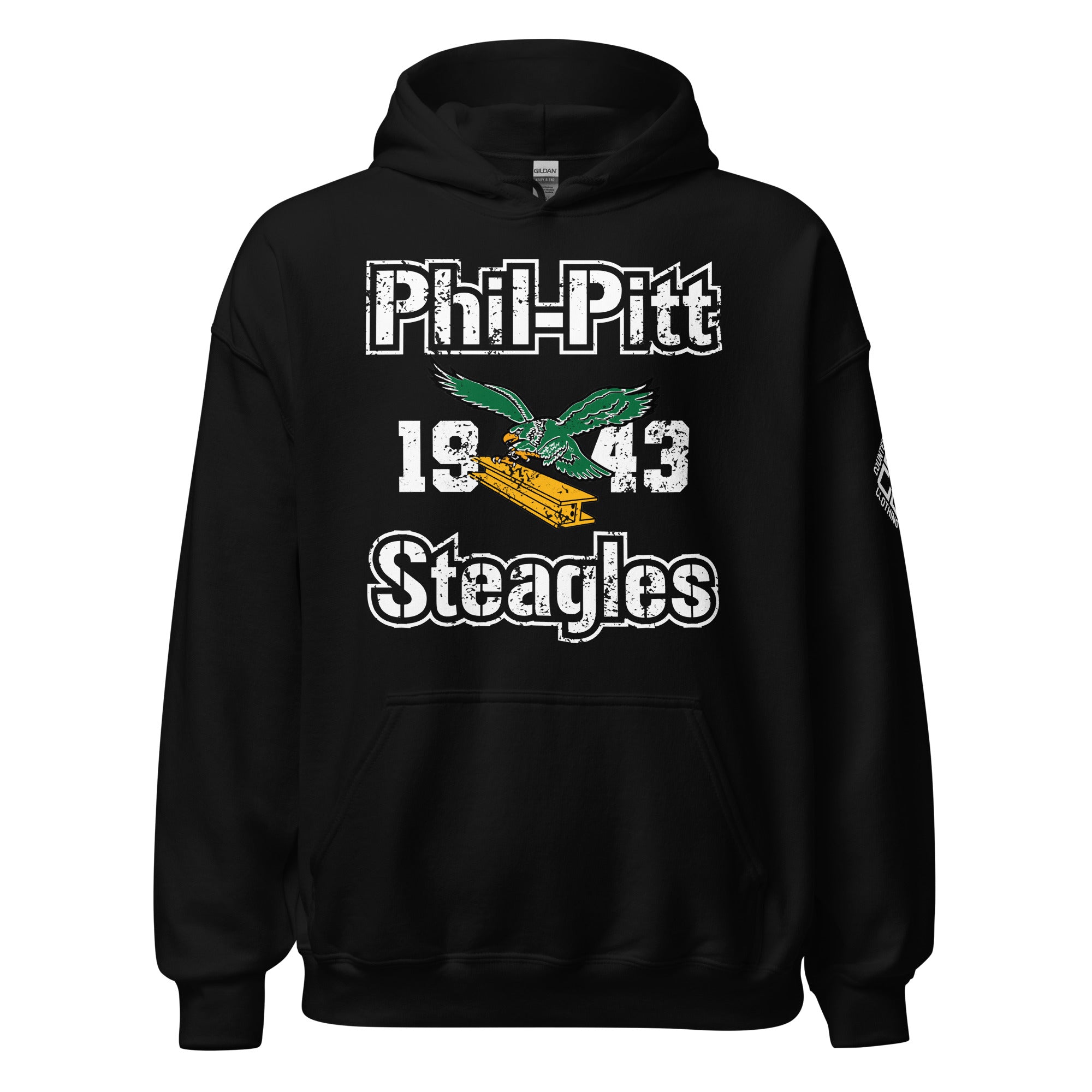 Vintage NFL Phil-Pitt Steagles (Steelers Eagles) Black Unisex Hoodie –  CounterCultureClothingCompany