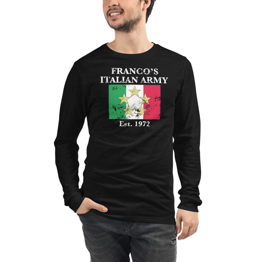 Franco's Italian Army Long Sleeve- Black, Army