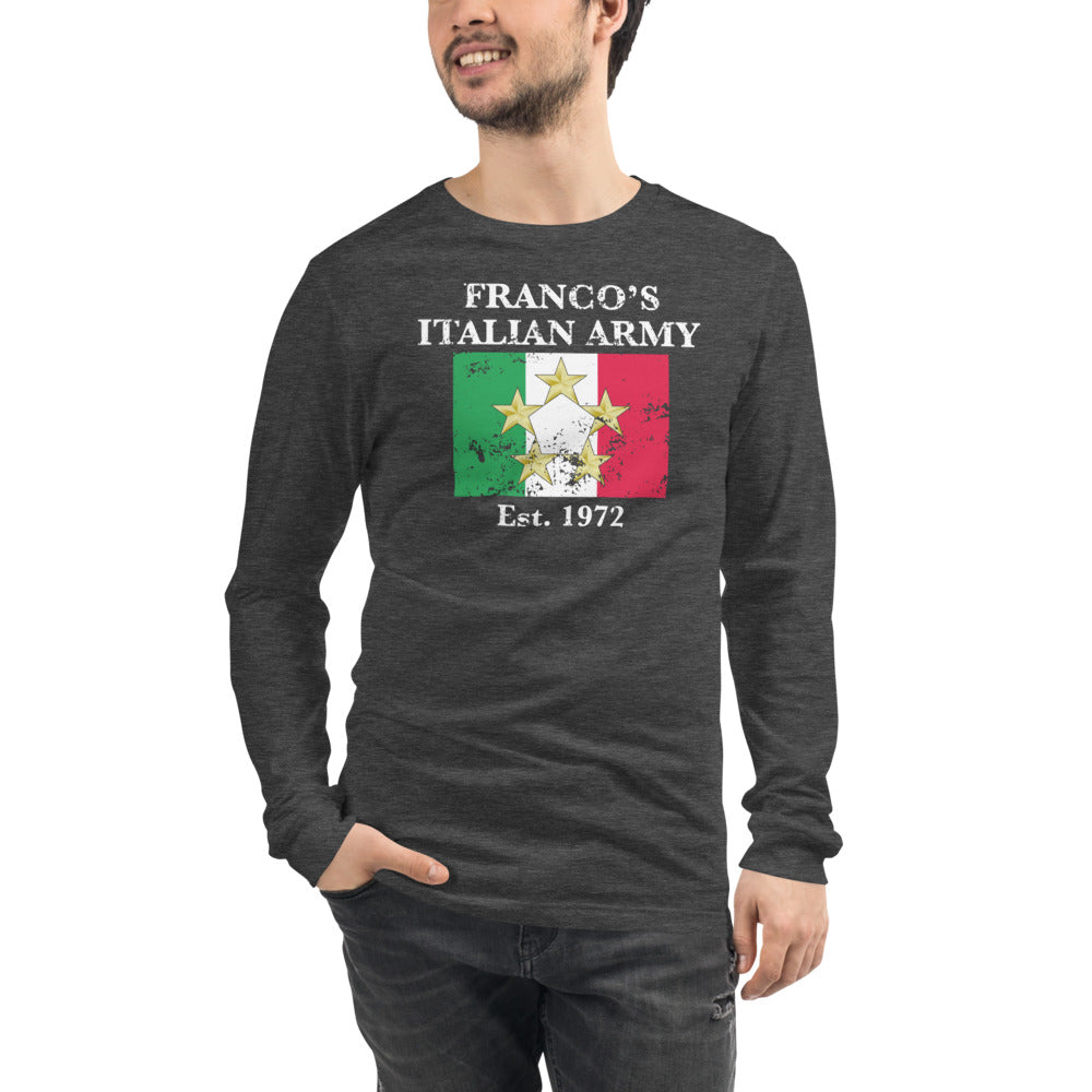 Franco's Italian Army Long Sleeve- Black, Army