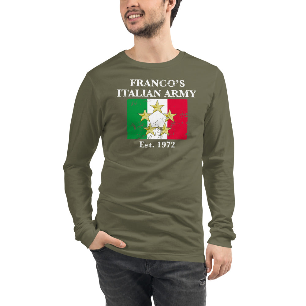 Franco's Italian Army Long Sleeve- Black, Army